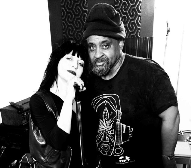 Lydia Lunch and Umar Bin Hassan of the Last Poets.