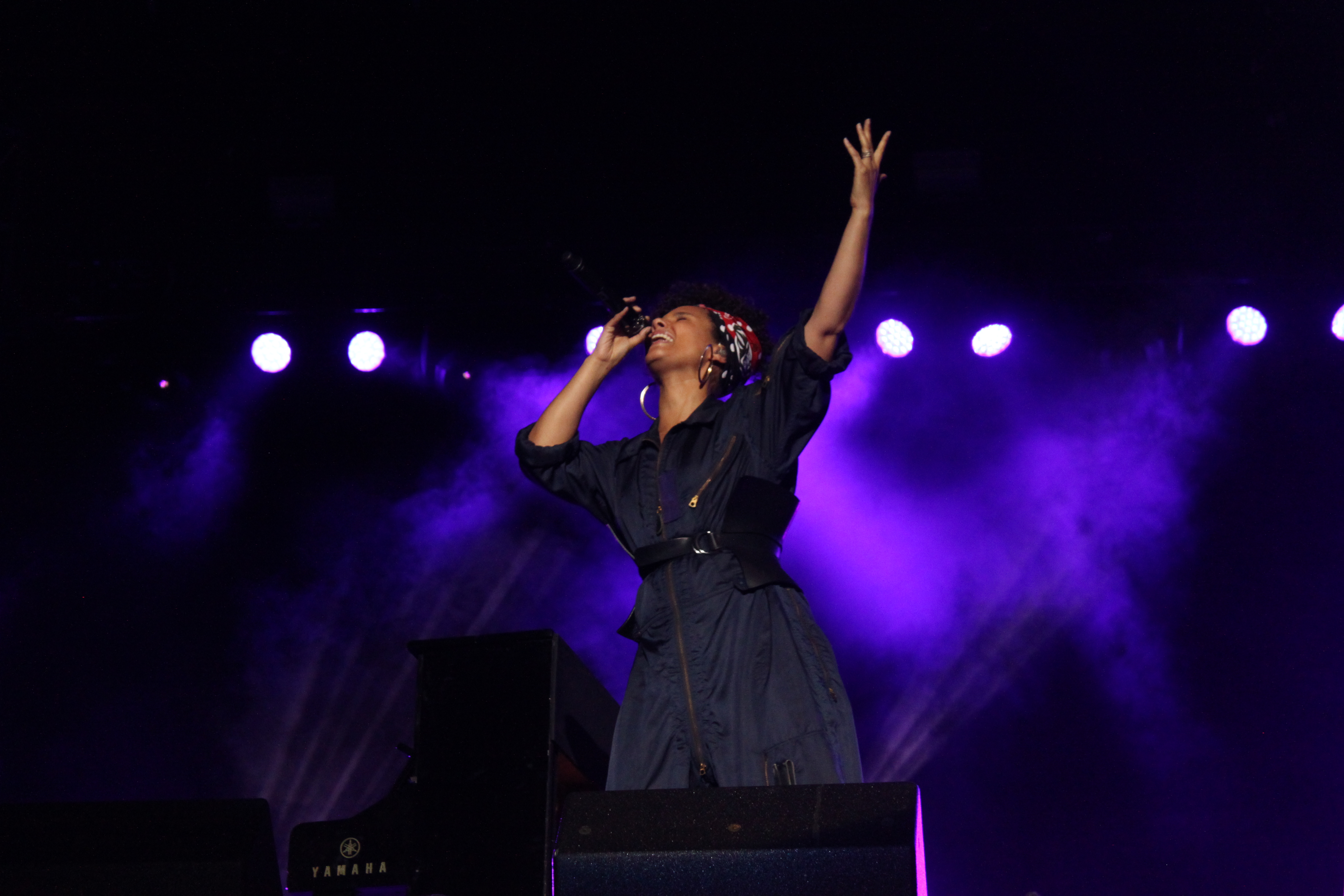 Alicia Keys was a surprise guest at the inaugural Roots Picnic NYC