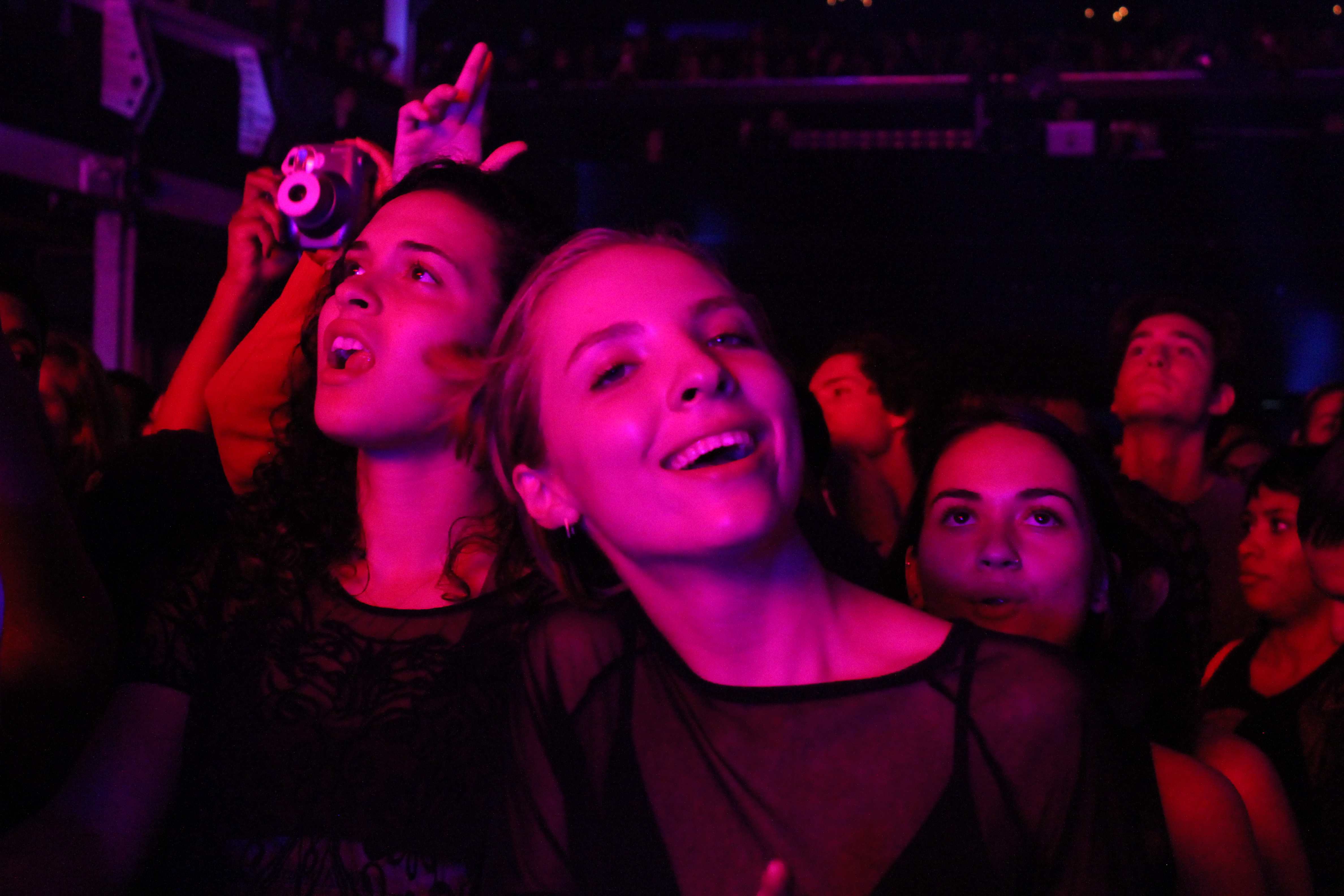 Front row at Kaytranada was lit.