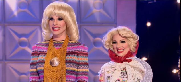 Katya and mother.