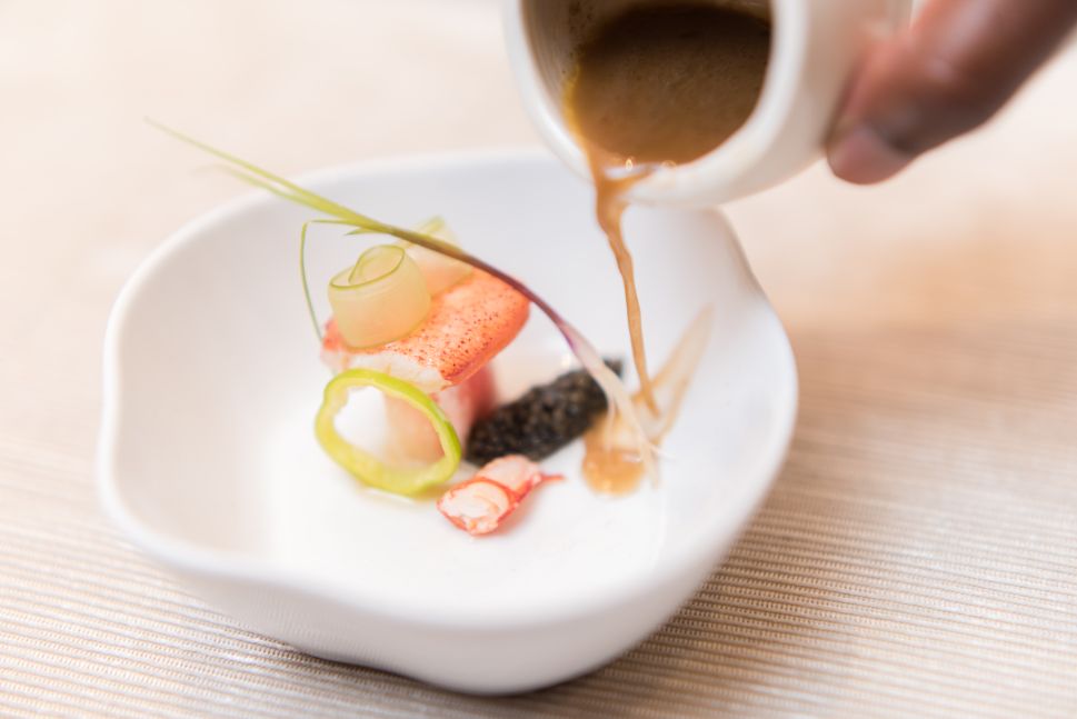 Chef Onwuachi's deconstructed gumbo