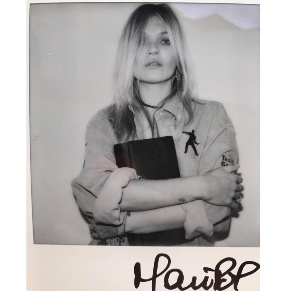 The latest shot of Kate Moss on the agency's Instagram