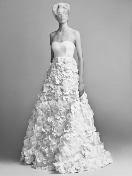 A literal interpretation of Flowerbomb at Viktor & Rolf Mariage.