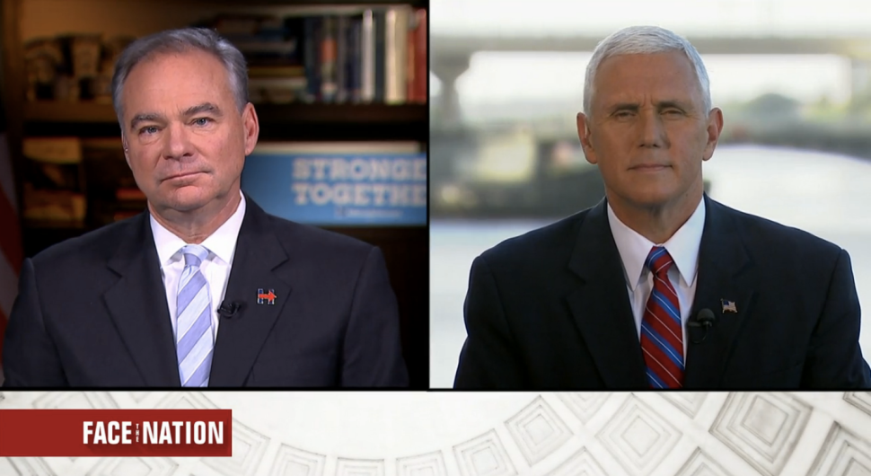 Pence is one of those self-righteous Midwestern Republicans who puff themselves up with sanctimonious claims about religion and family values and low taxes and small businesses who would thrive under less regulation and almost never about grabbing women by the pussy, as Trump does.