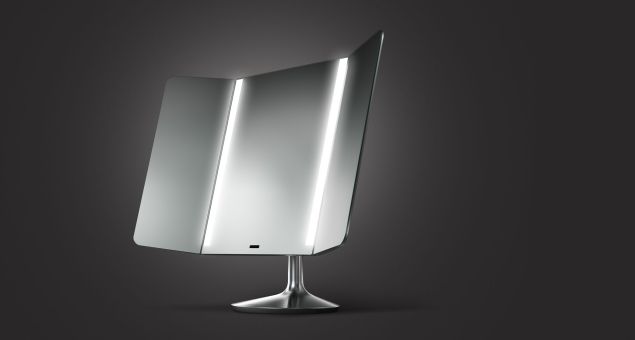 SimpleHuman Sensor Mirror Pro Wide-View, $400, Simplehuman.com.
