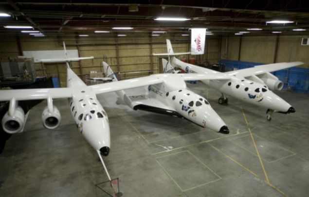 The SpaceShipTwo fleet.
