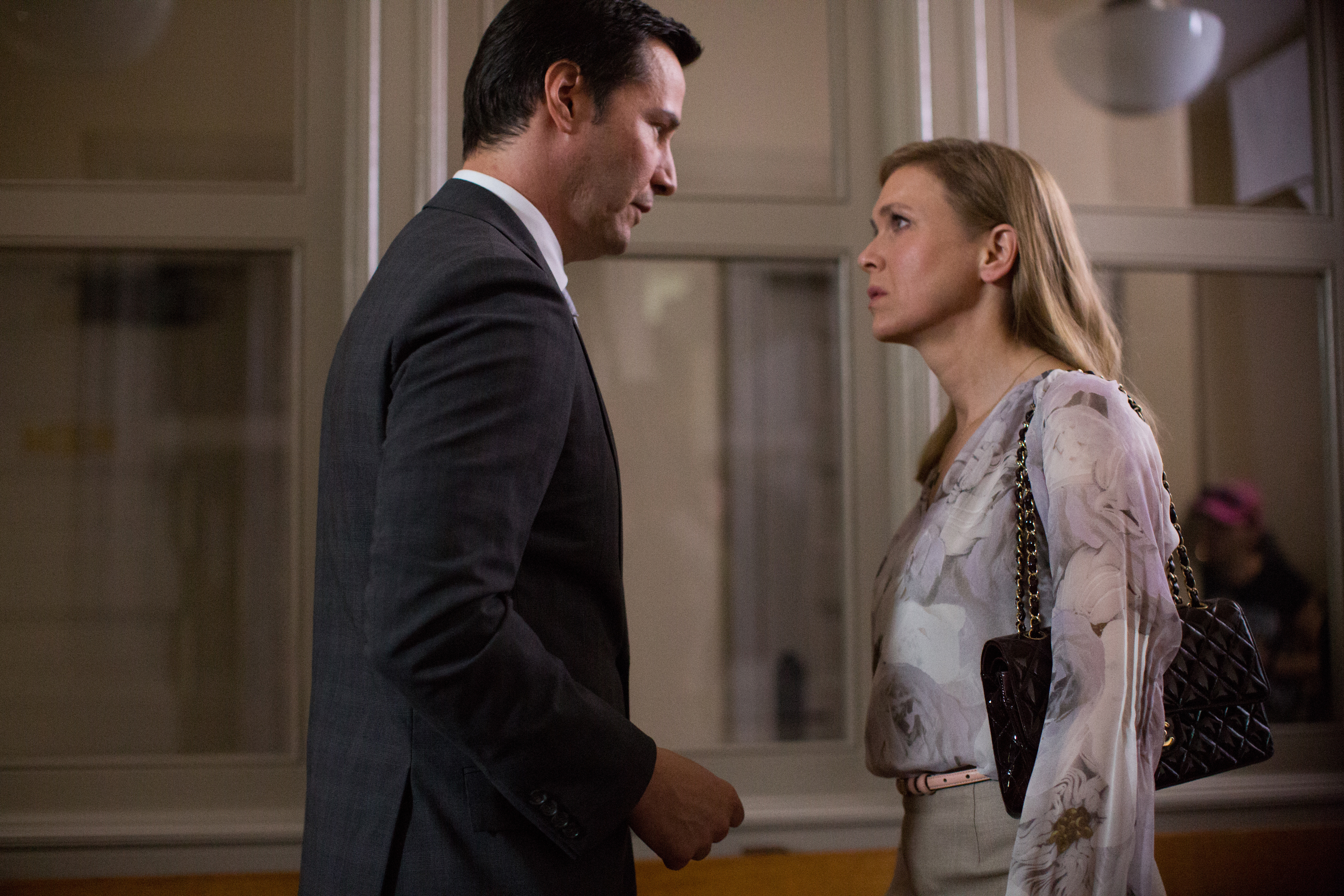 Keanu Reeves and Renee Zellweger in The Whole Truth.