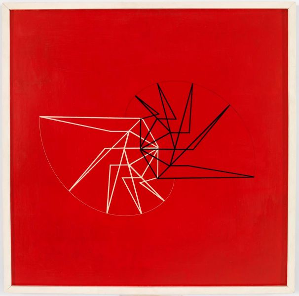 Waldemar Cordeiro, (Brazilian, 1925–1973). Visible Idea, 1956.