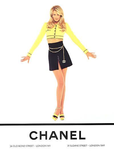 Schiffer's retro Chanel ad.