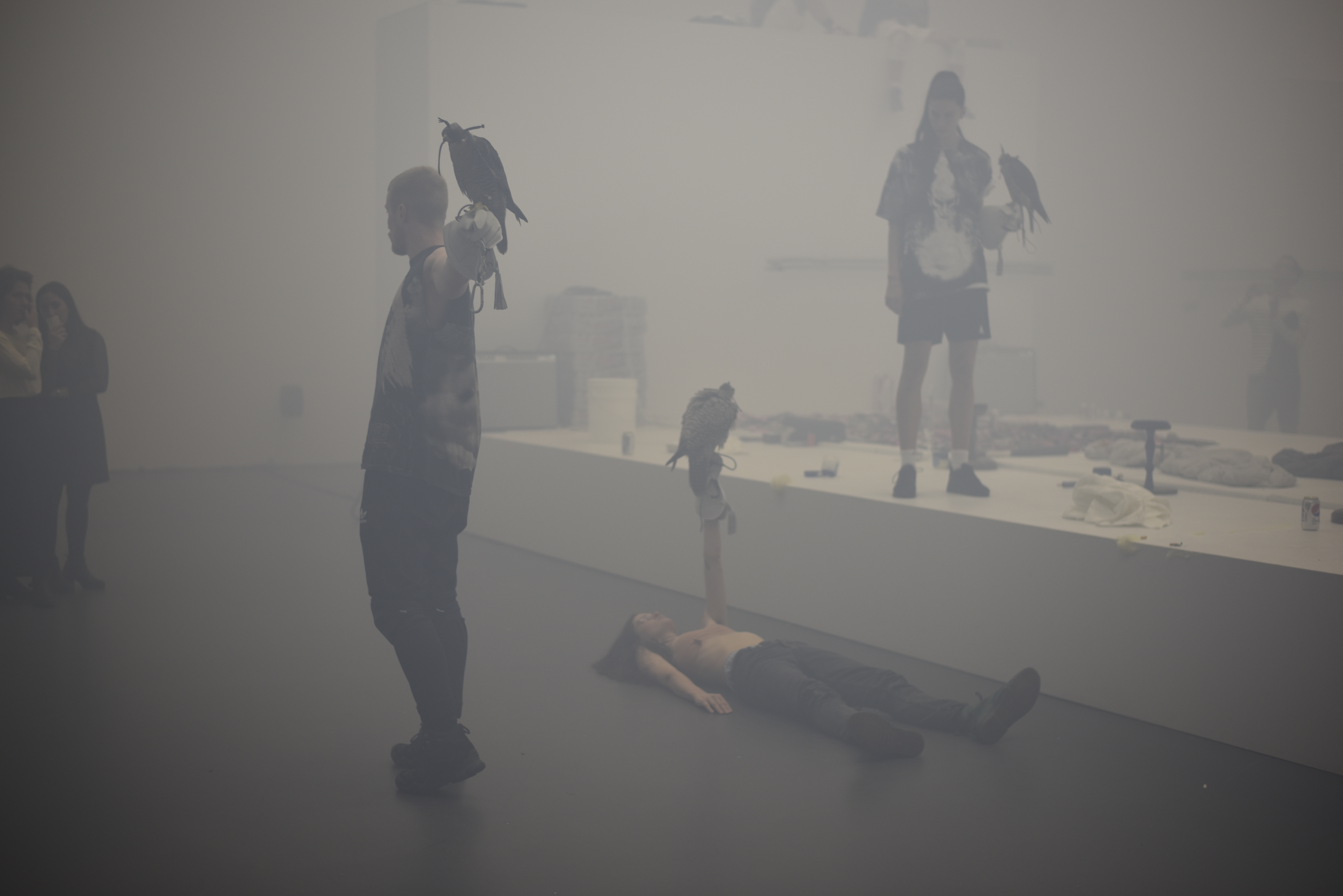 Angst 3, Anne Imhof, 18. and 19. October 2016, 19h–23h, Musée d’art contemporain Montreal.