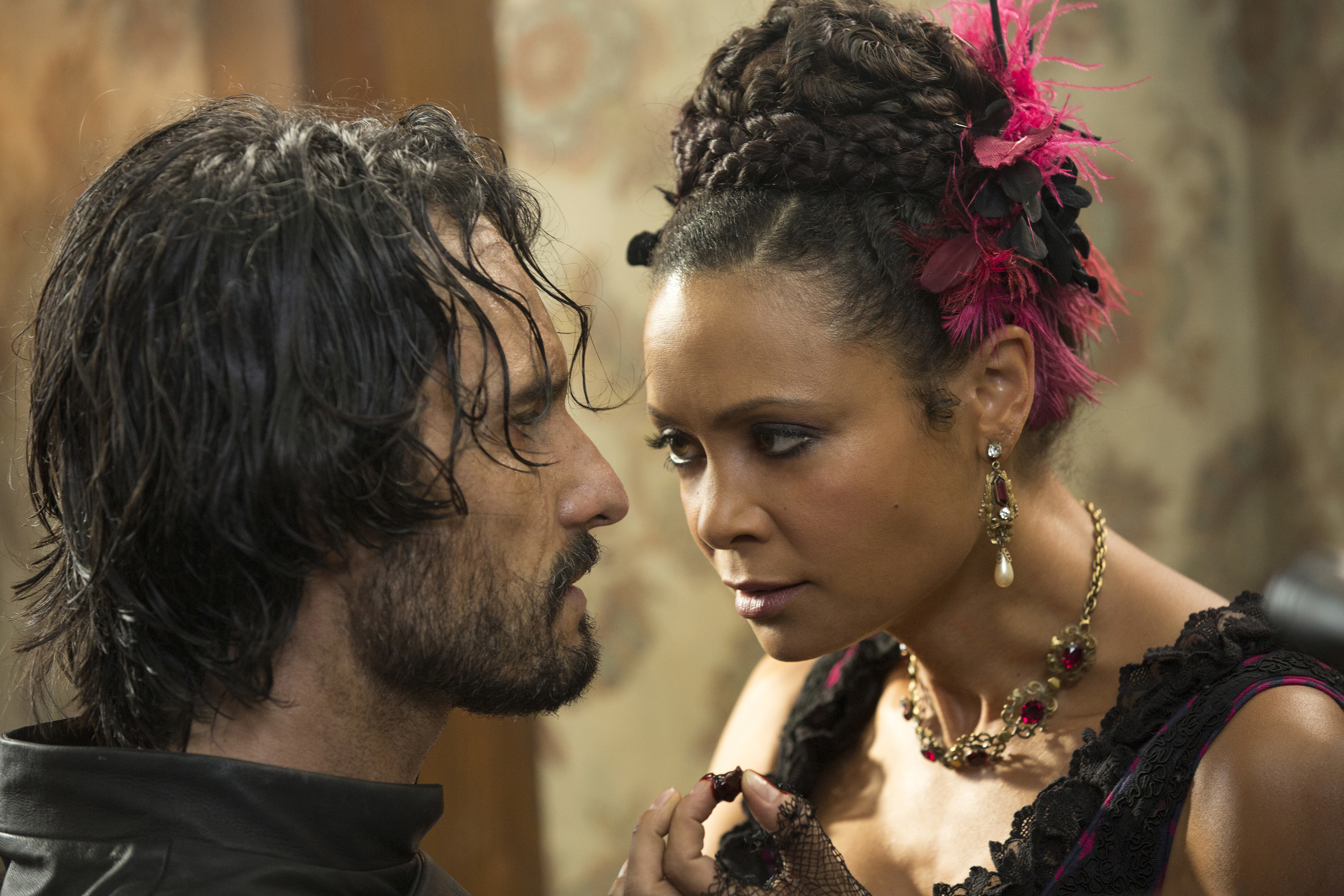Rodrigo Santoro and Thandie Newton.