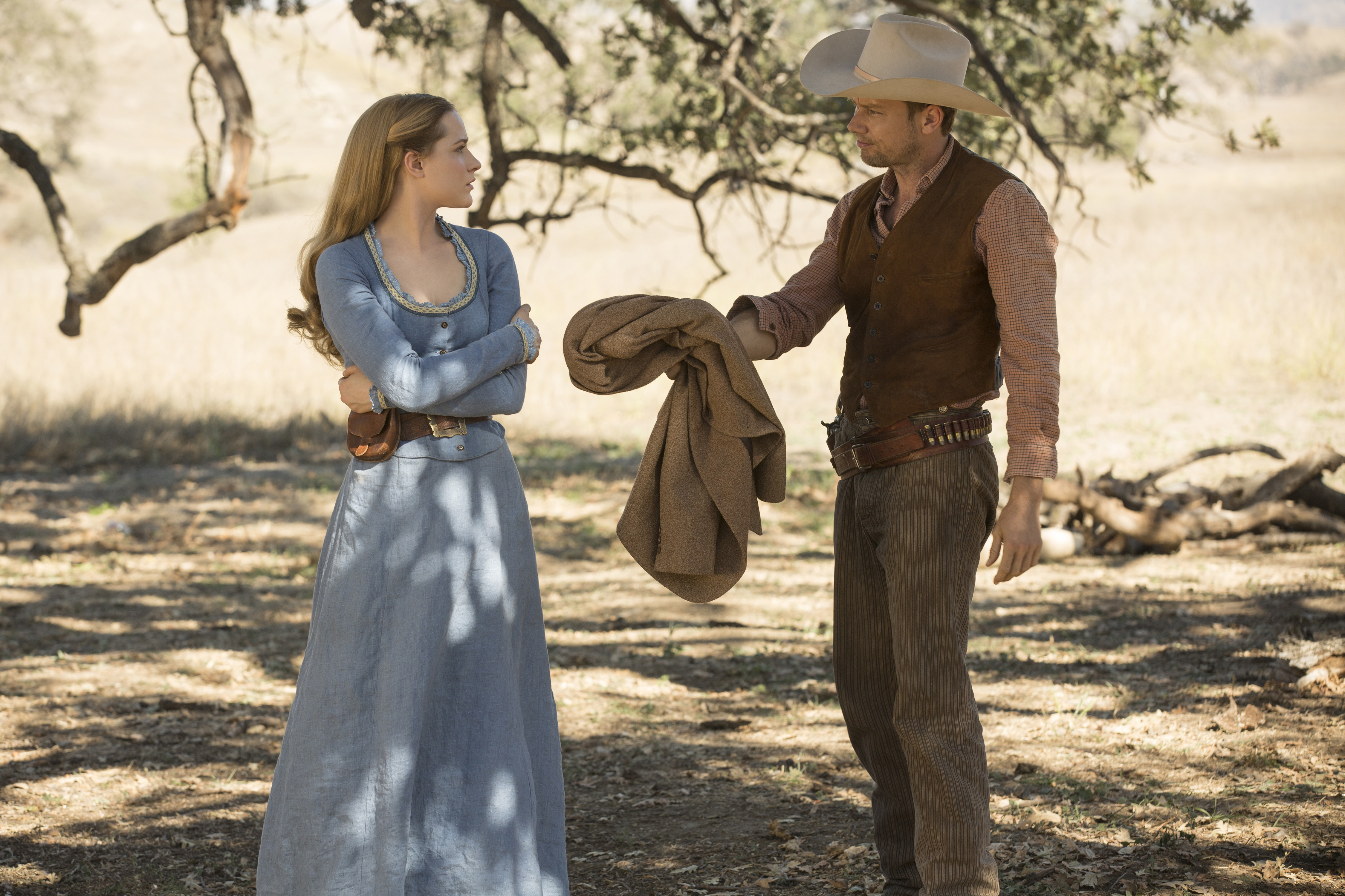 Evan Rachel Wood and Jimmi Simpson.