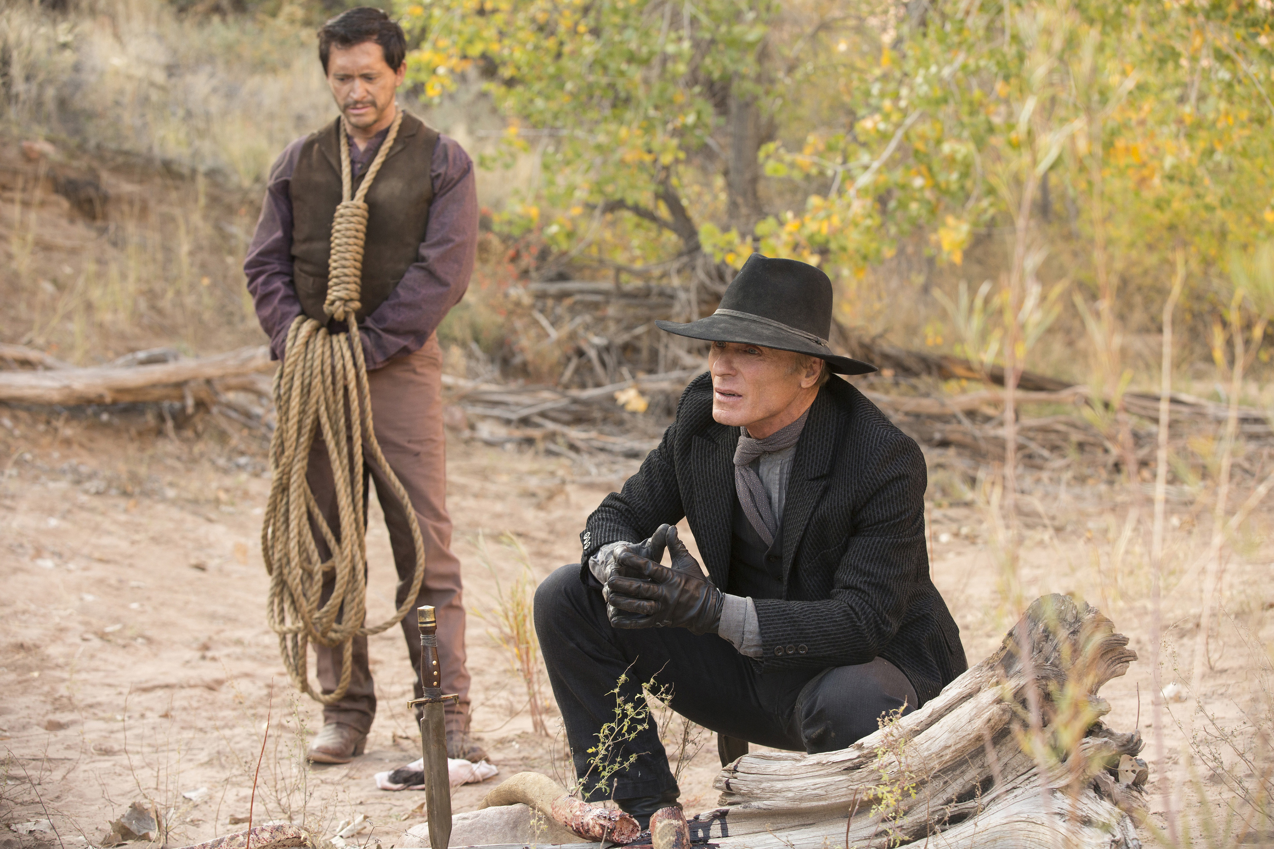 Clifton Collins, Jr. and Ed Harris.