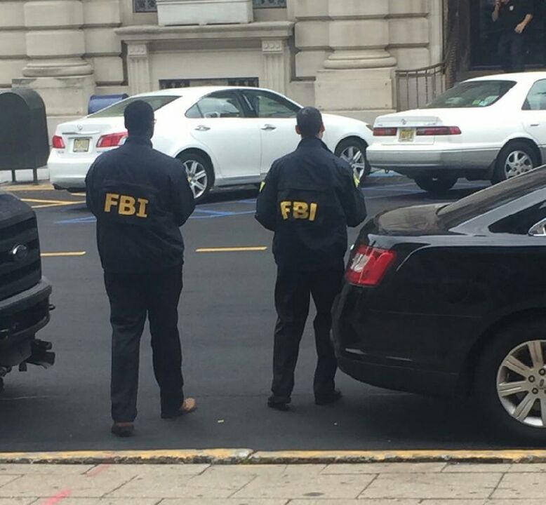 FBI agents were spotted at Paterson City Hall.