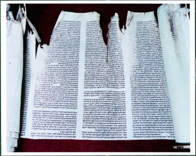 Shearith Israel Torah Scroll Vandalized by the British during the Revolutionary War.