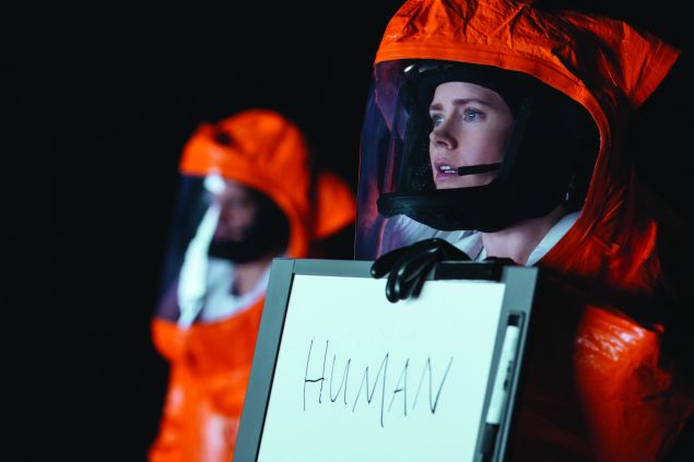 Amy Adams as Louise Banks in Arrival. 