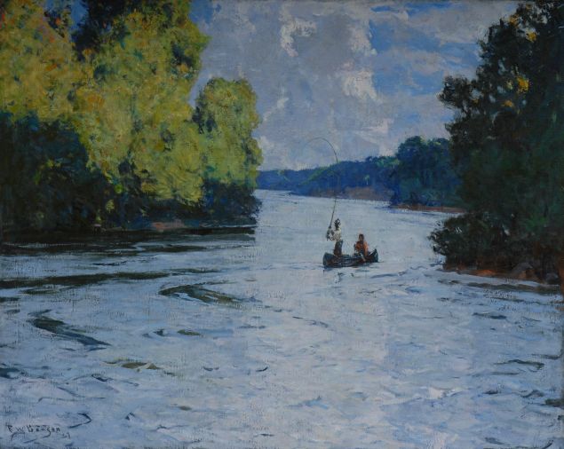 Frank Benson's Salmon Fishing.