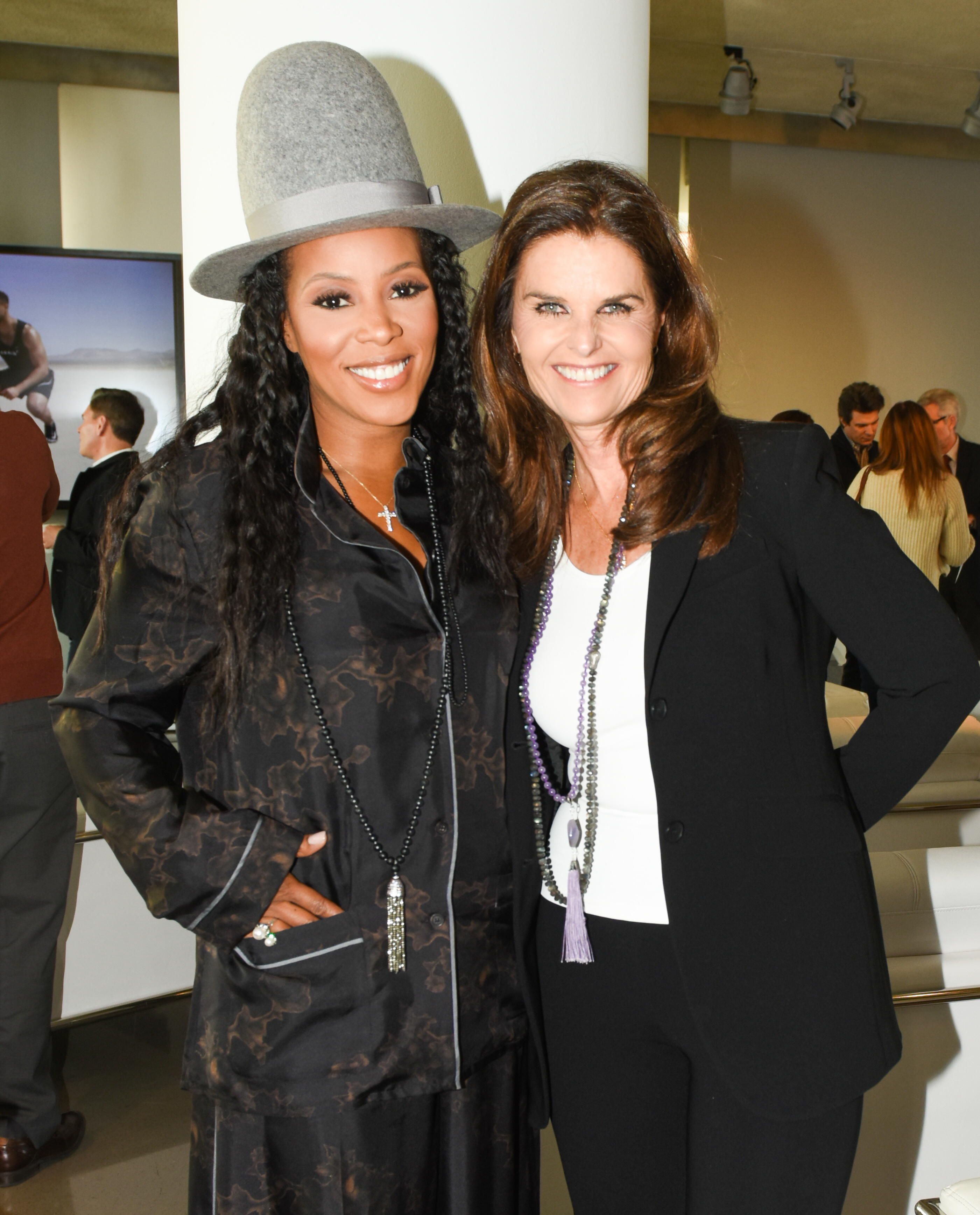 June Ambrose, Maria Shriver Leandro at Equinox 2016 High Performance Living Summit