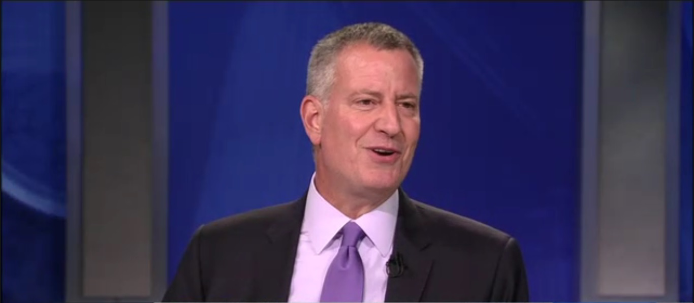 Mayor Bill de Blasio on Inside City Hall.
