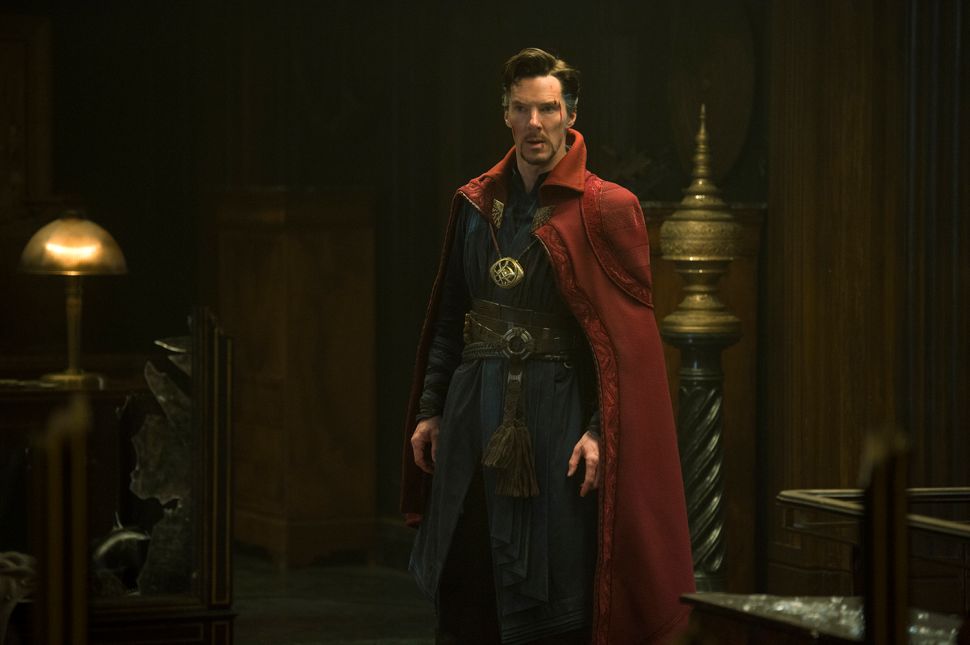 Benedict Cumberbatch as Stephen Strange.