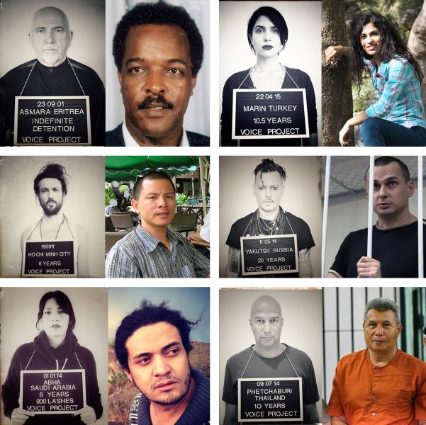 The artists of "Imprisoned for Art"