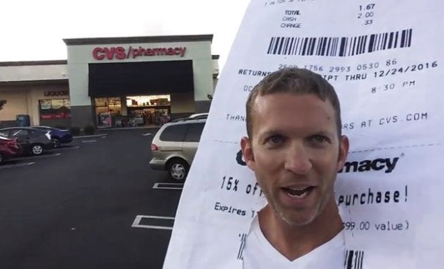 This is a man truly dedicated to his Halloween costume.