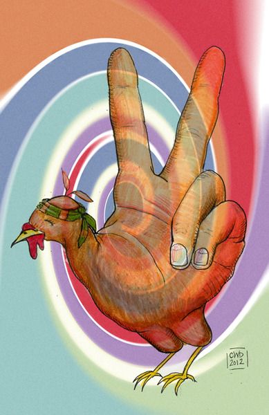 Peace, love and hand turkeys.