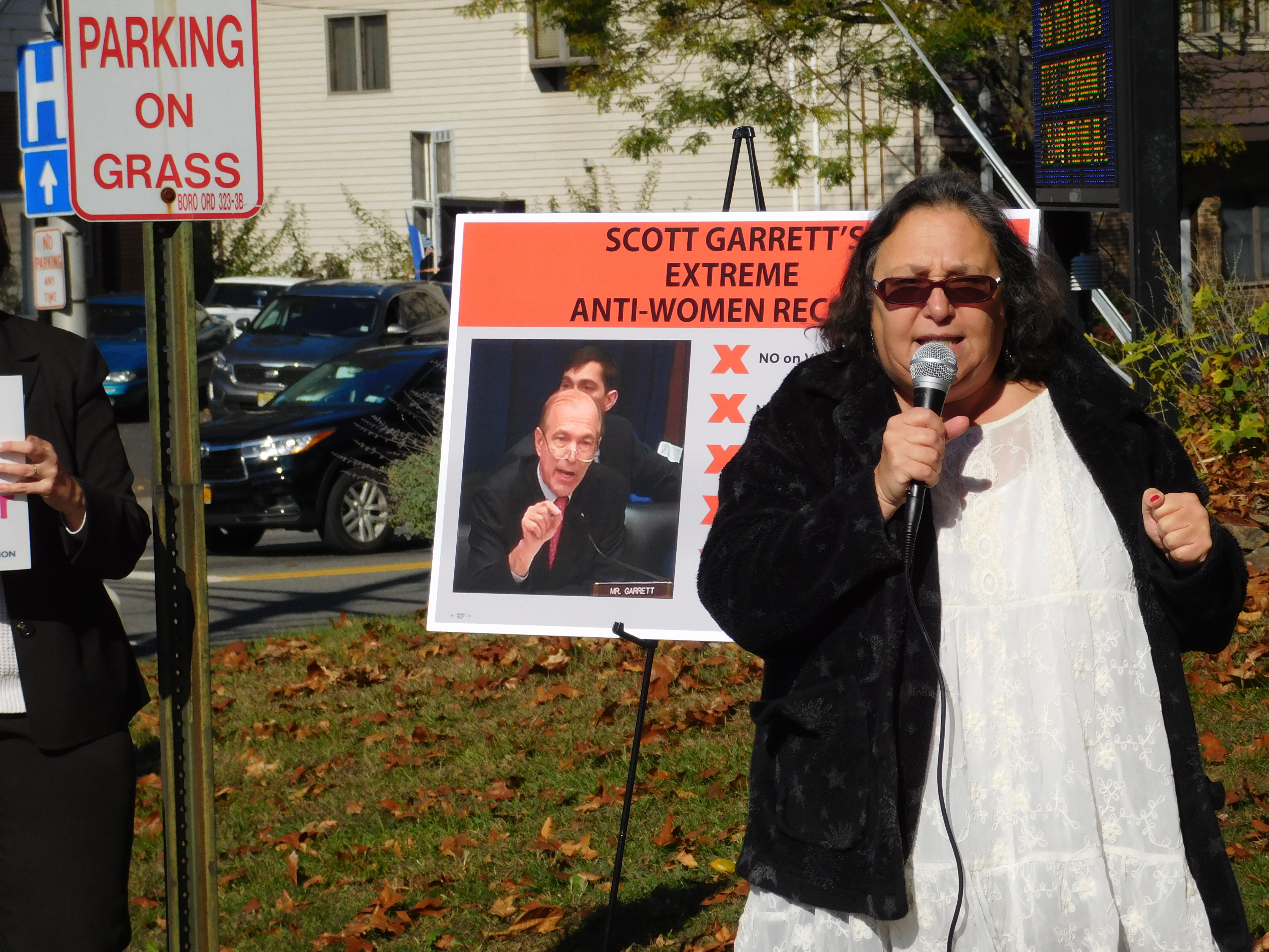 Hetty Rosenstein of the CWA supports Gottheimer.