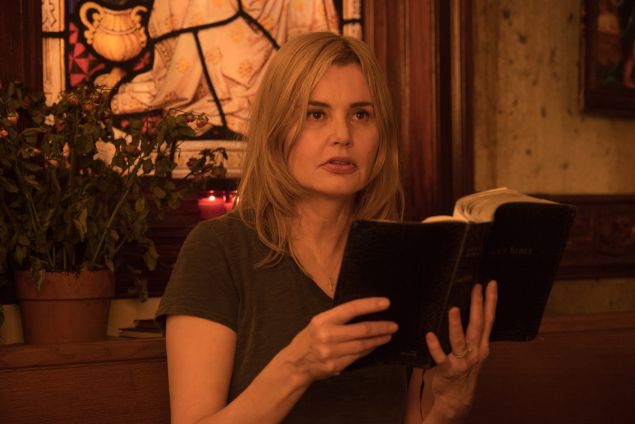Geena Davis as Angela Rance in The Exoricist.