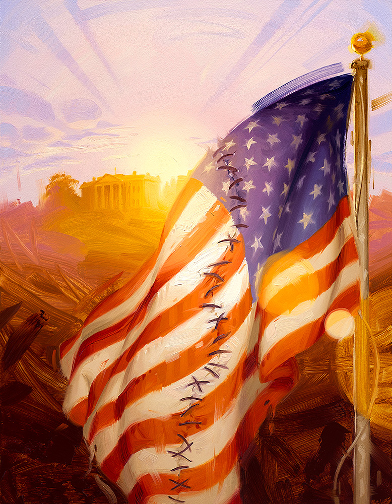 Mending a nation ripped apart at the seams.