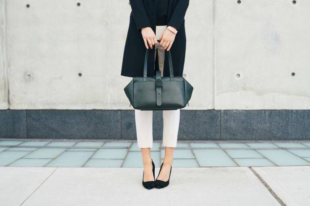 Senreve Doctor Bag in Forest Green.