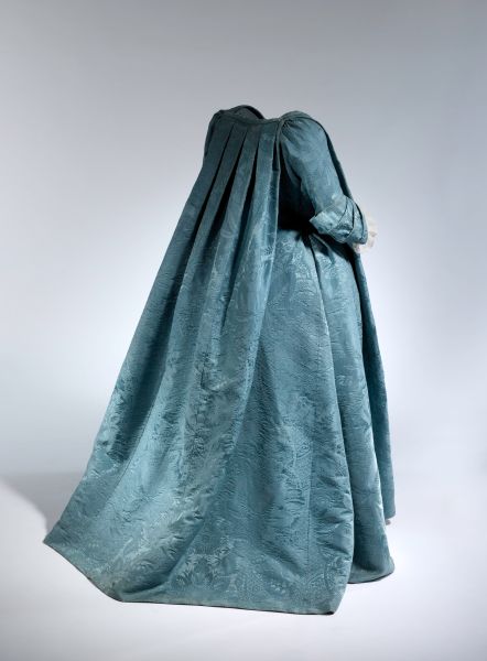 A French dress, circa 1730.