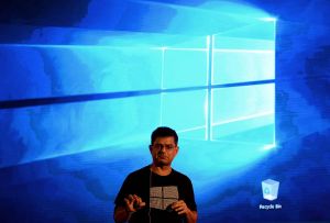 Director Microsoft India Windows Business group Vineet Durani speaks during the launch of Microsoft Windows 10 in New Delhi on July 29, 2015. Microsoft is aiming to build lasting relationships with Windows 10, the operating system launched and seen as critical to reviving the fortunes of the once-dominant tech giant. For the first time, Microsoft is making a major new version of Windows available free as an upgrade to anyone using either of the prior two generations of the system. AFP PHOTO/MONEY SHARMA (Photo credit should read MONEY SHARMA/AFP/Getty Images)