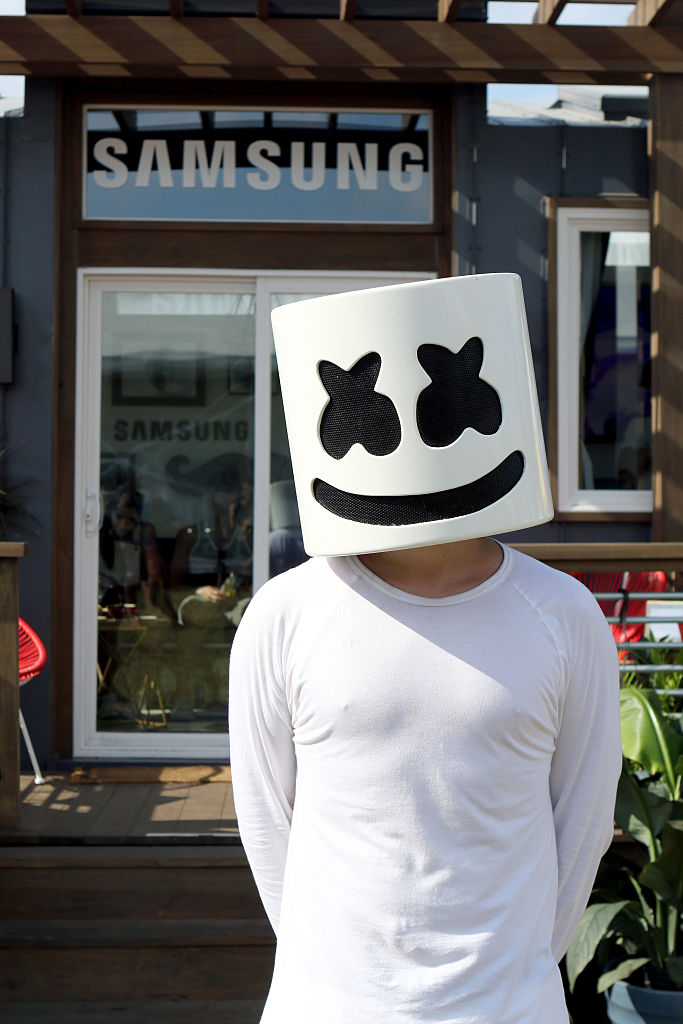 Join your new pal Marshmello in the DJ booth.