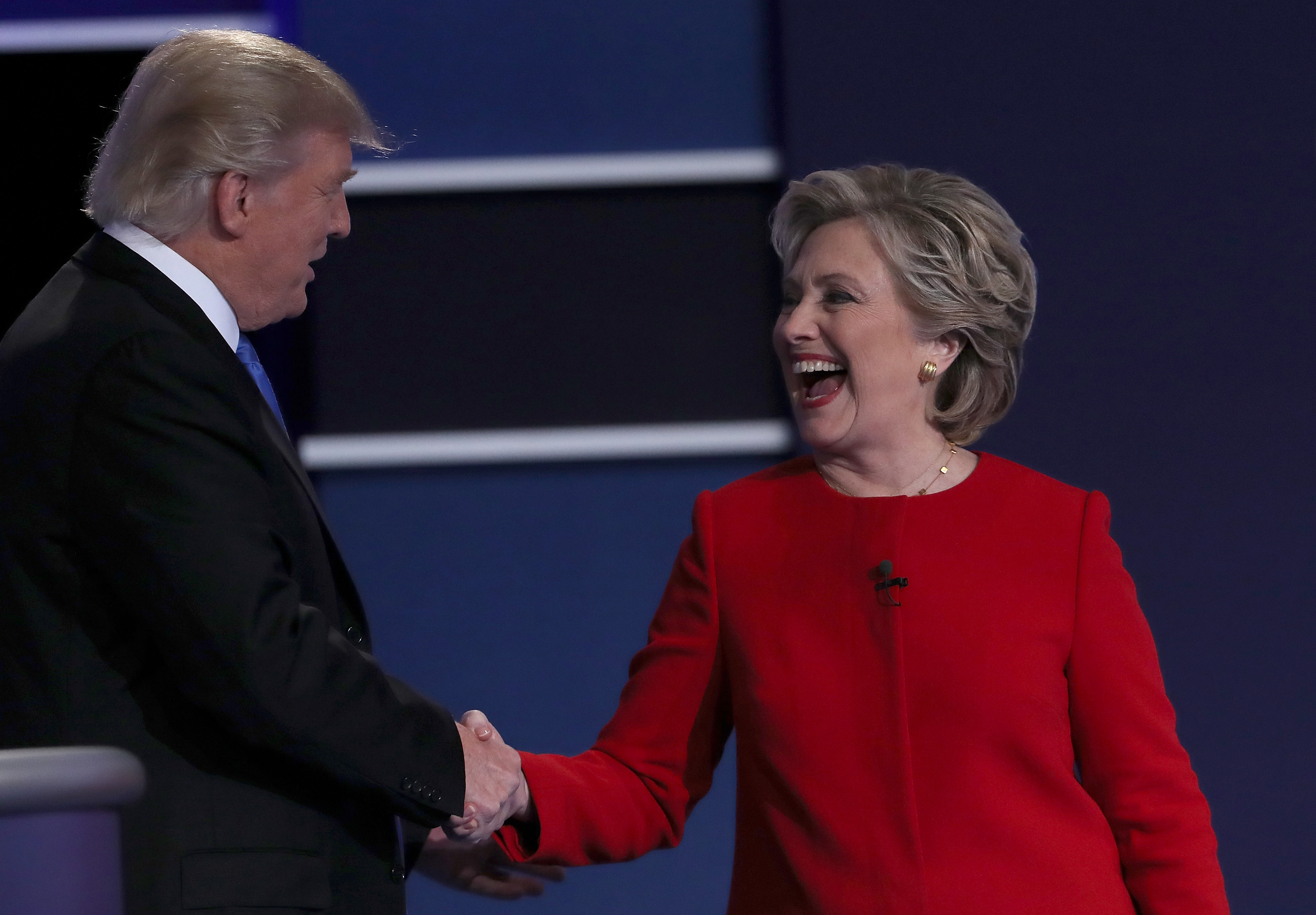 Donald Trump and Hillary Clinton.