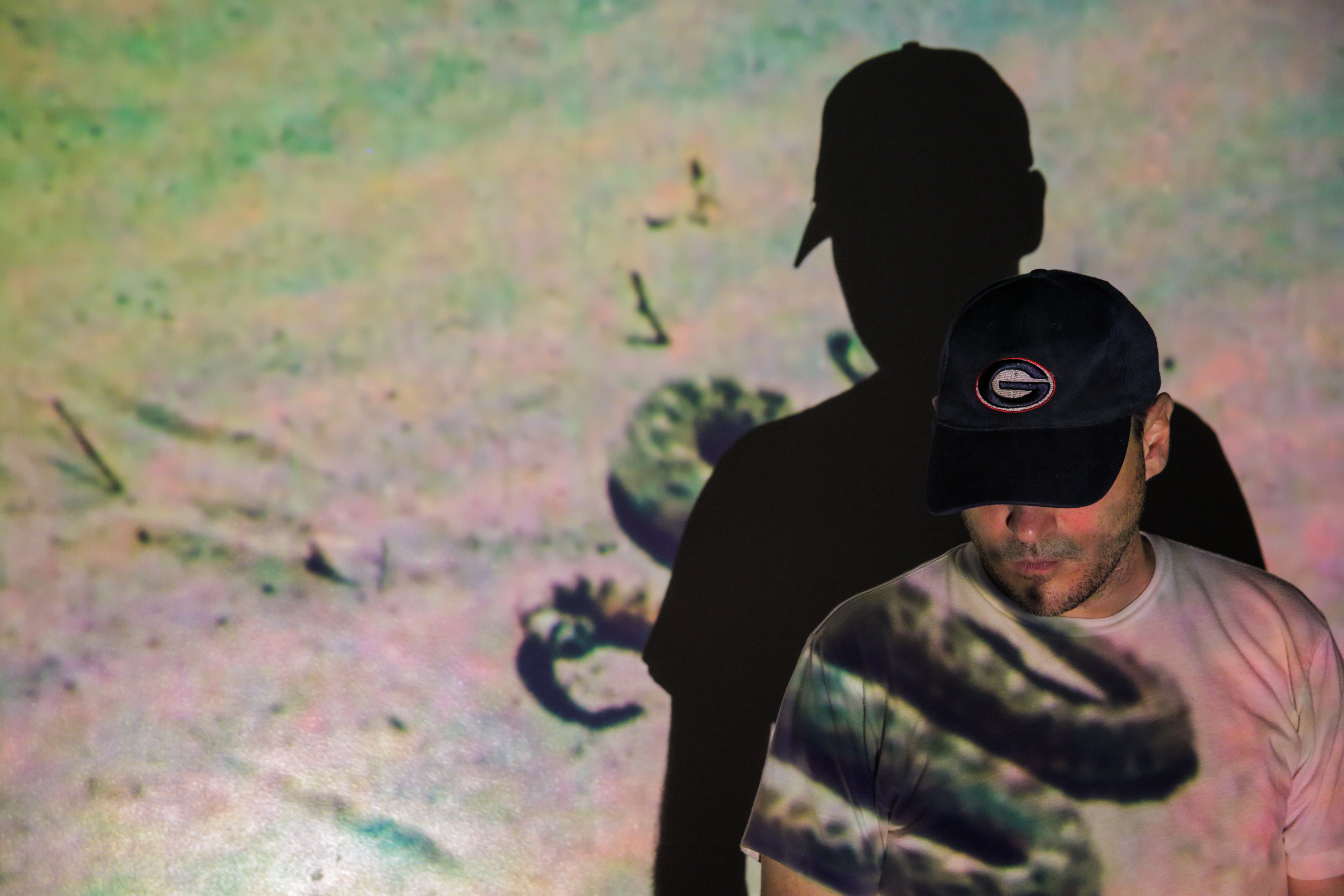 A still from Emil's latest video shoot.