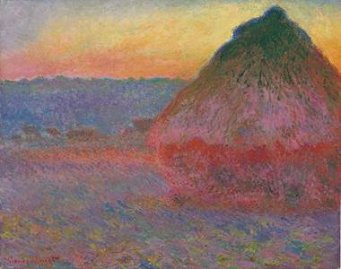 Claude Monet's Meule (Grainstack).