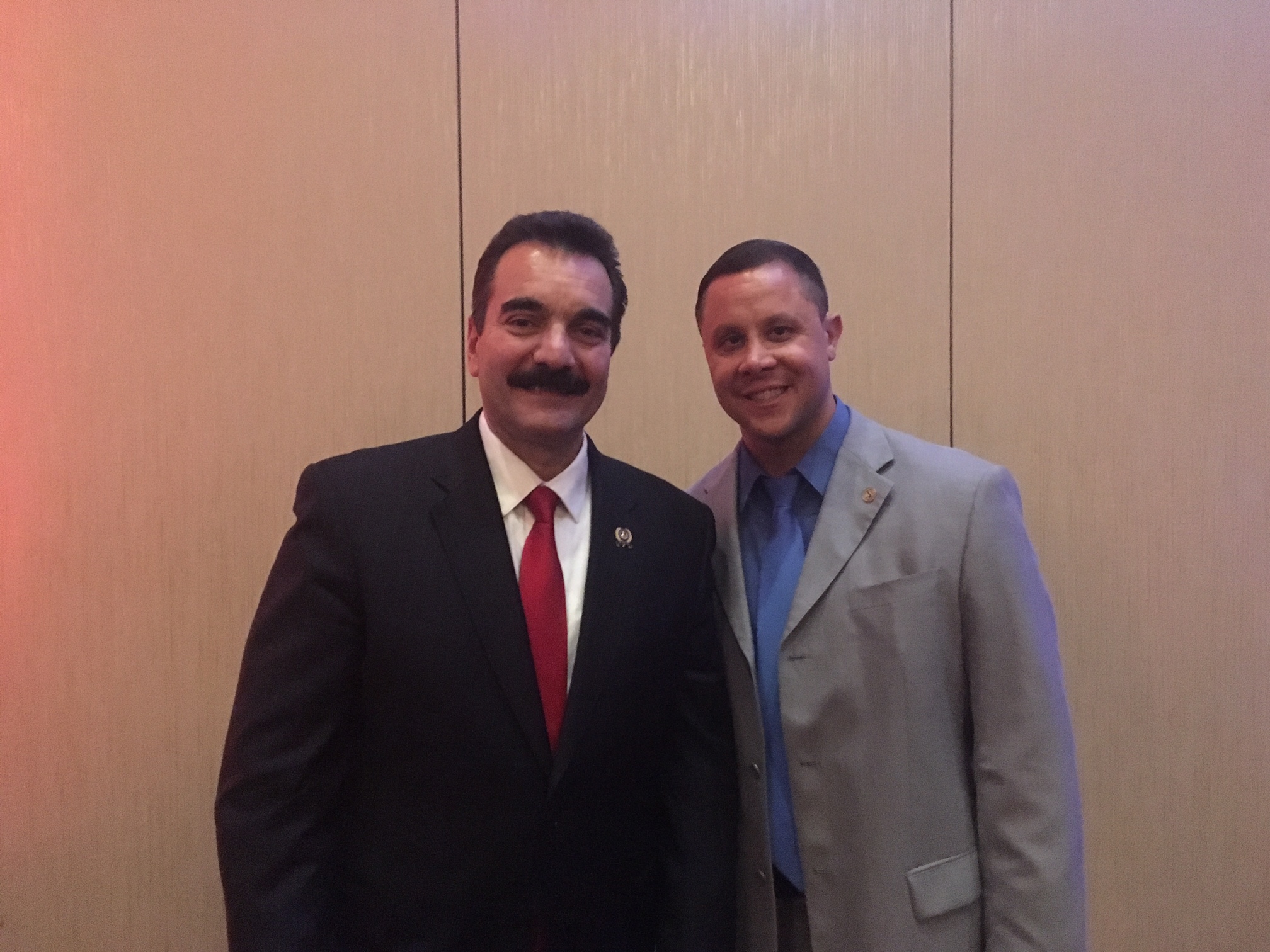Prieto was honored during an event at Harrah's.