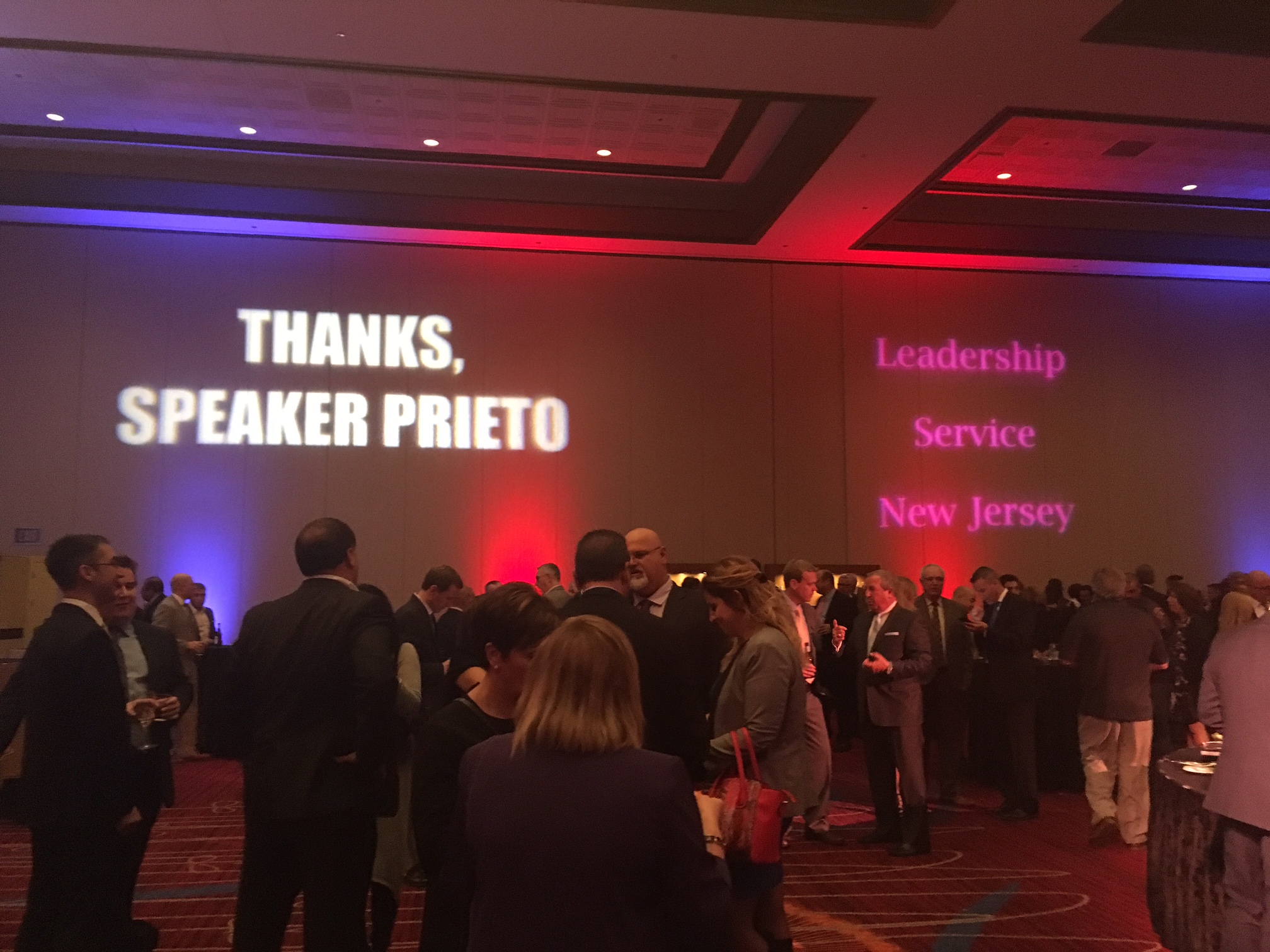 The event was during the League of Municipalities.