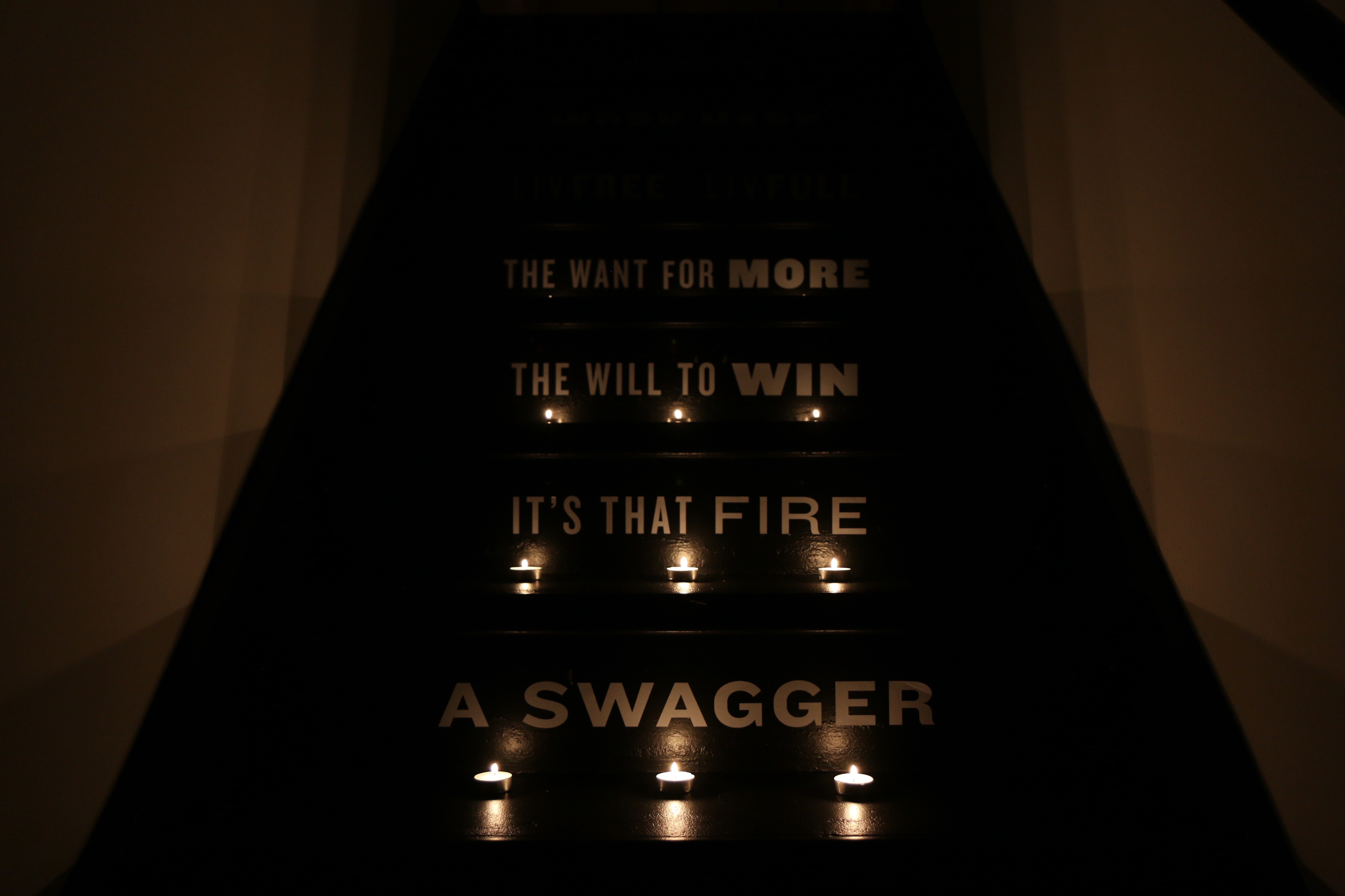 The Instagram moment on the stairs.