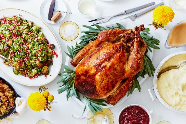 Everything you need to cook Thanksgiving dinner, including the turkey, sent to your door in a box.