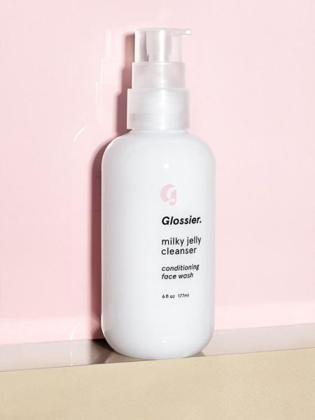 Glossier's Milky Jelly Cleanser.