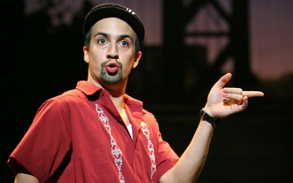 Lin-Manuel Miranda in the original Broadway production of In the Heights.