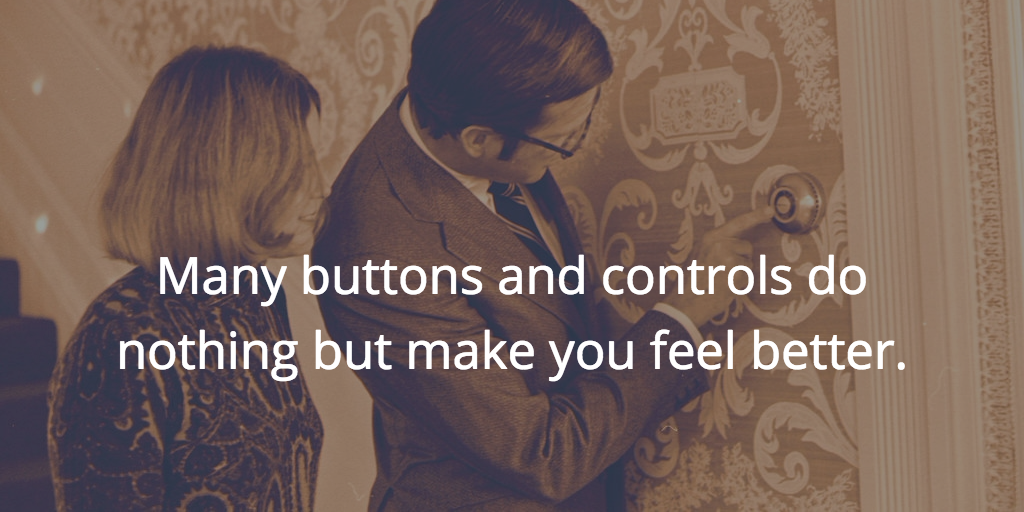 Placebo buttons