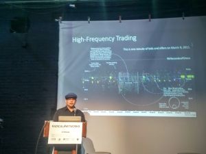 Derek Curry at Radical Networks 2016 in Brooklyn.