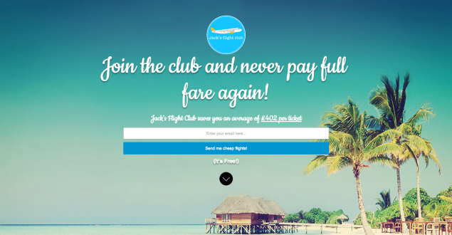 The newsletter signup.