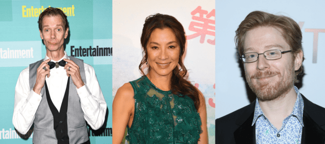 (L-R) Doug Jones, Michelle Yeoh and Anthony Rapp.