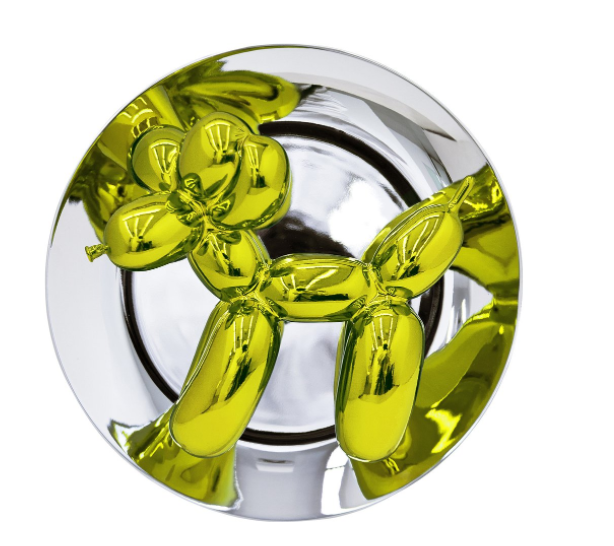 Jeff Koons Balloon Dog (Yellow) by Bernardaud