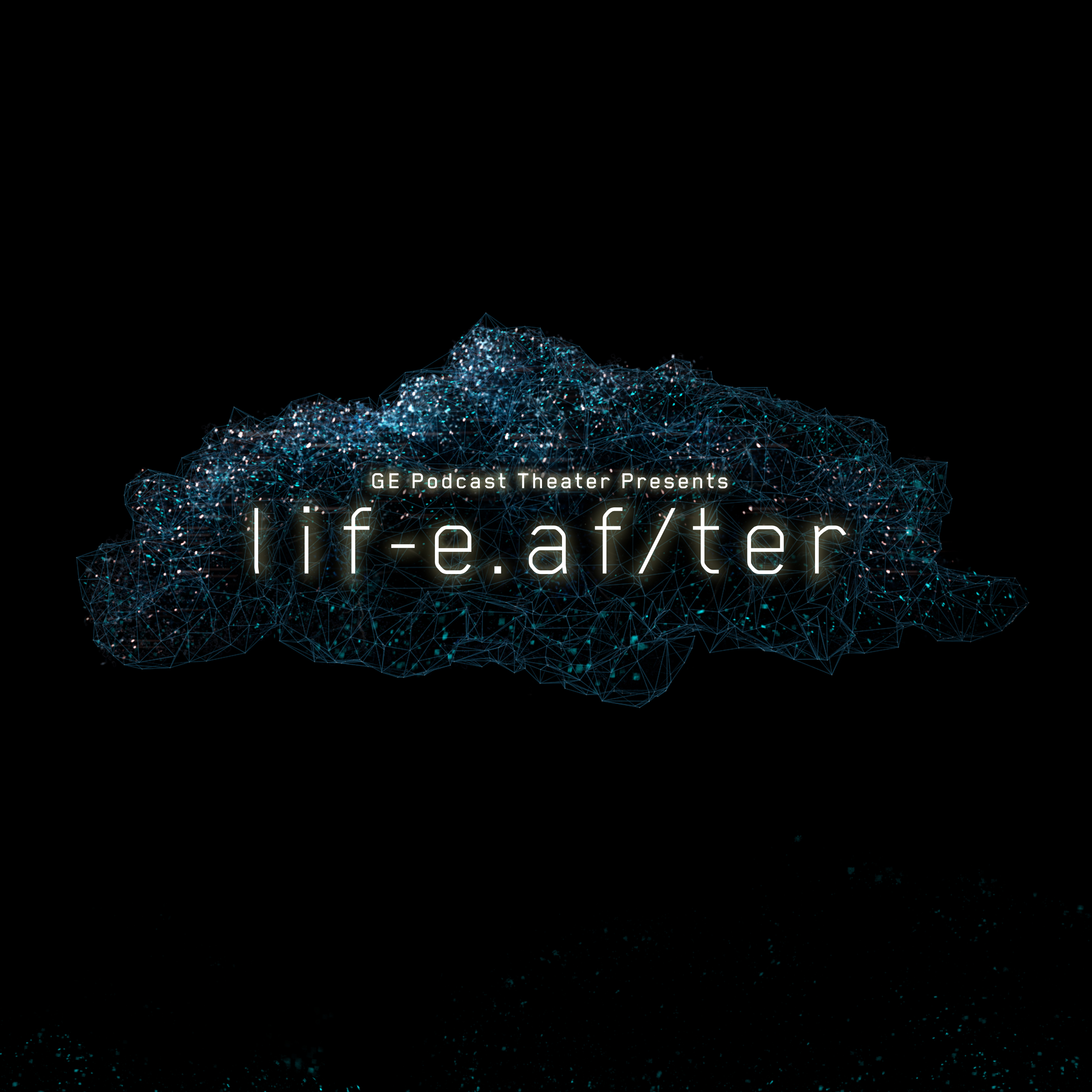 Artwork for the new fictional podcast, LifeAfter