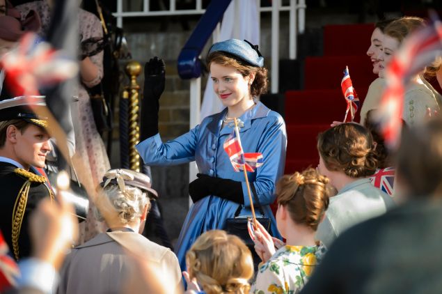 Claire Foy as Elizabeth II in The Crown.